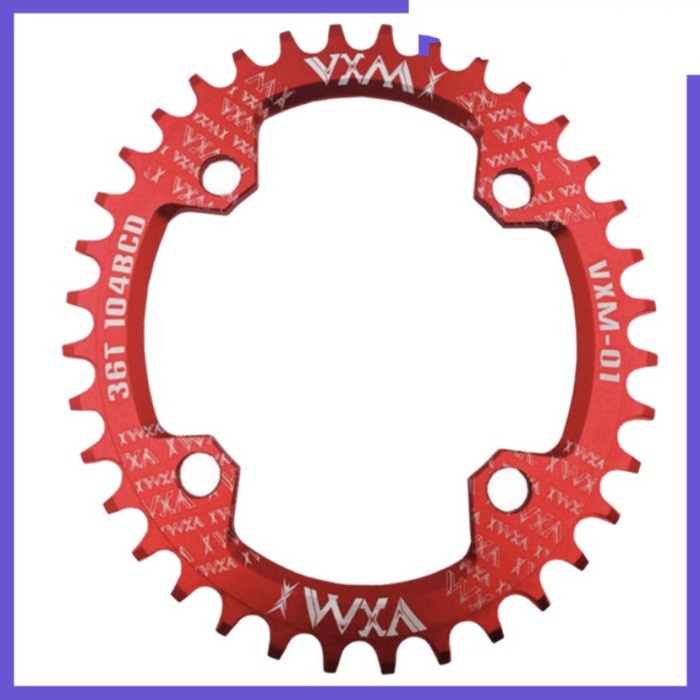 Chainring OVAL VXM Narrow wide 32T 34T 36T 38T BCD 104 mm Alloy CNC