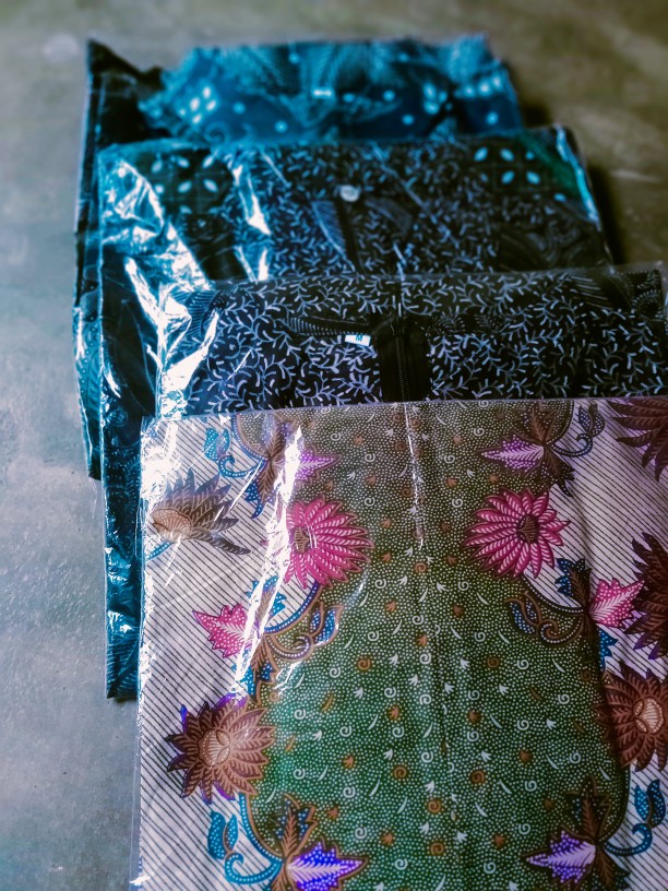 Bswart Batik Hrb026 Kenongo Hem Pendek Padi Pekalongan M L Xl Batik Pria Murah Modern Grosir