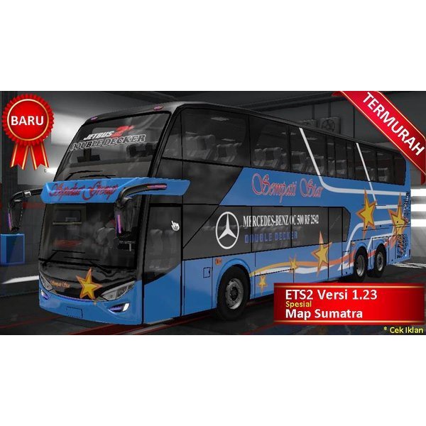 ETS2 1.23 Map Jawa V6 Sumatra dan MKS Game PC Laptop