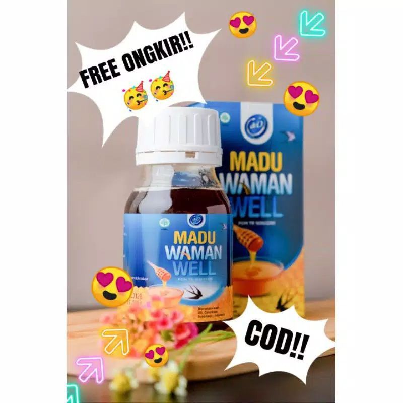 MADU BATUK BERDAHAK AMANDEL ORGINAL WAMANWELL Madu WAMANWELL Herbal untuk AMANDEL Tanpa OPERASI Orginal Madu waman well Obat batuk kronis asma tbc