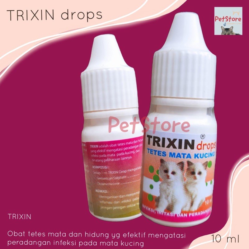 TRIXIN / MAX EYE Obat Tetes Mata Kucing Anjing