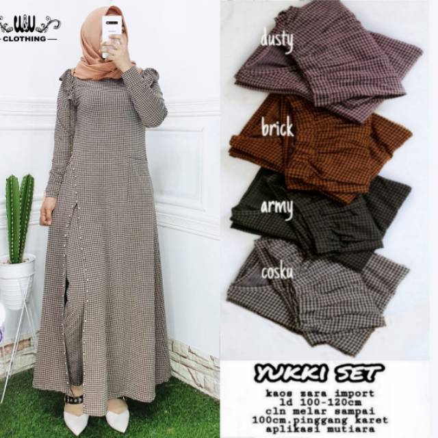 UKTHI YUKKI MAXY GAMIS PANJANG WANITA SYANTIIX ORI