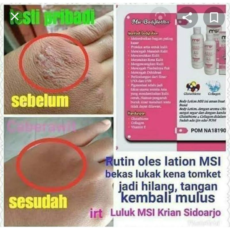 *Lotion Hb diamond msi