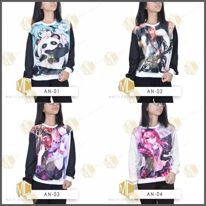 Sweater wanita - sweater Anime - Baju wanita - jaket sweater murah