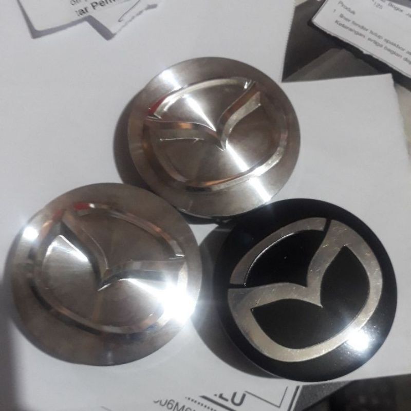 Dop roda tutup velg pelek racing mazda perbuah ada