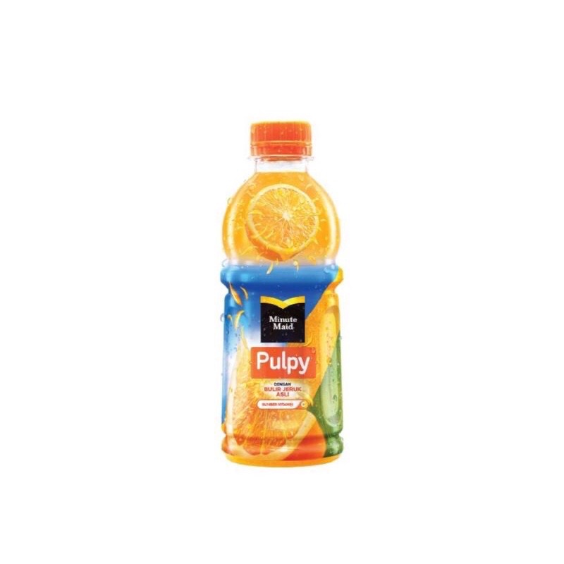 

Minute Maid Pulpy Orange dengan Bulir Jeruk Asli