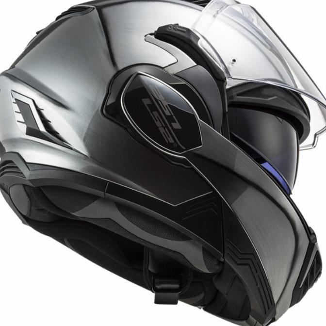 LS2 FF900 VALLIANT II JEANS TITANIUM | HELM MOTOR MODULAR | ORIGINAL Quick Seller