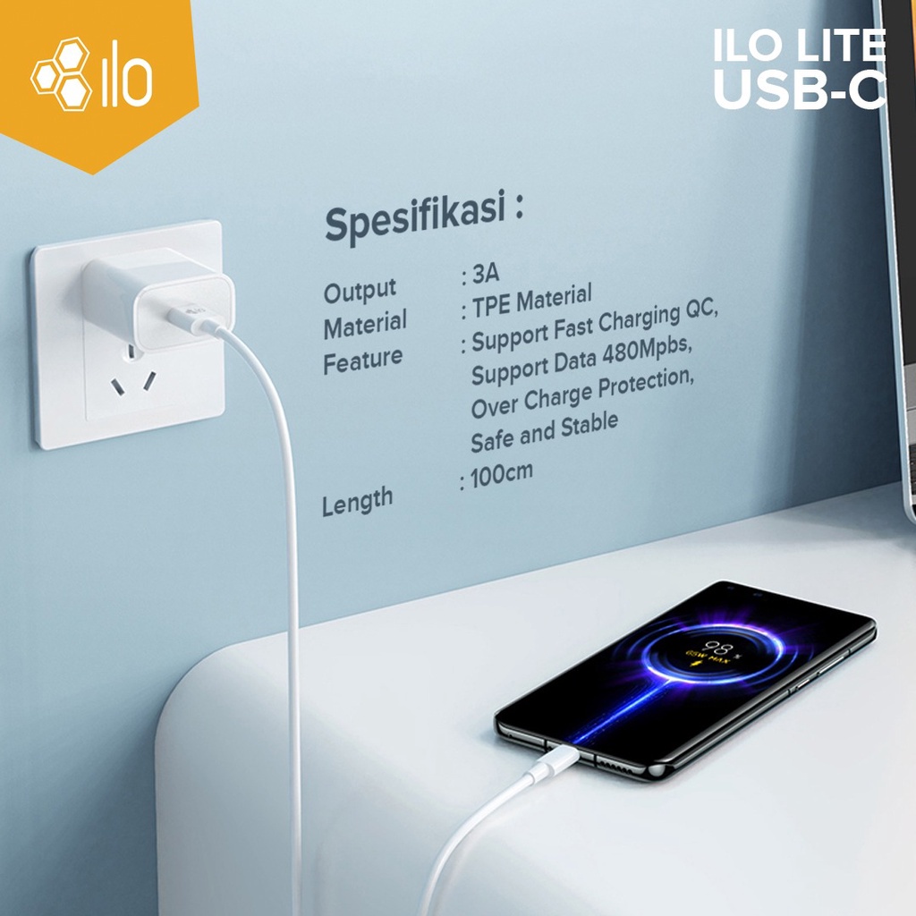 ILO Lite Type C Support Fast Charging