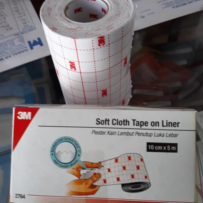 plester non woven seperti hypafix 10cm x 5m 3M soft cloth tape liner