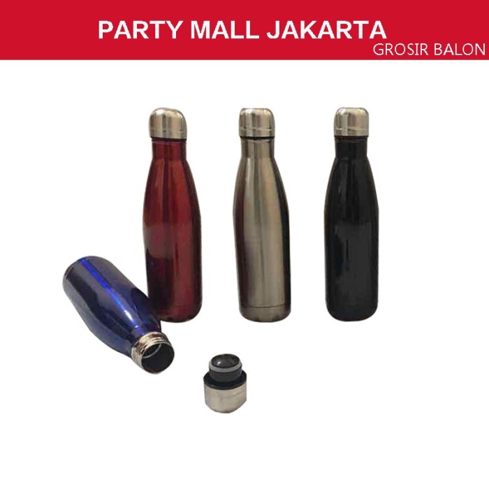 Tumblr Termos Bowling Botol Stainless Steel Water Bottle BT-15 - silver