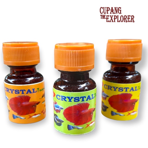 Pelet/ Pakan Crystal Tropical Ikan Cupang, Guppy, Molly, dan Ikan Kecil Lainnya