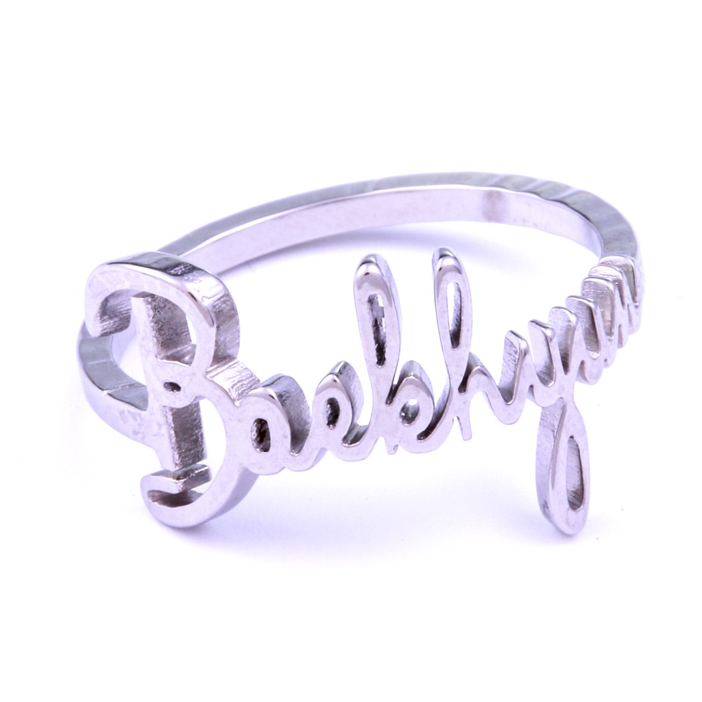 [Bayar Di Tempat]Cincin Titanium Steel Gaya Korea EXO EXO 316L
