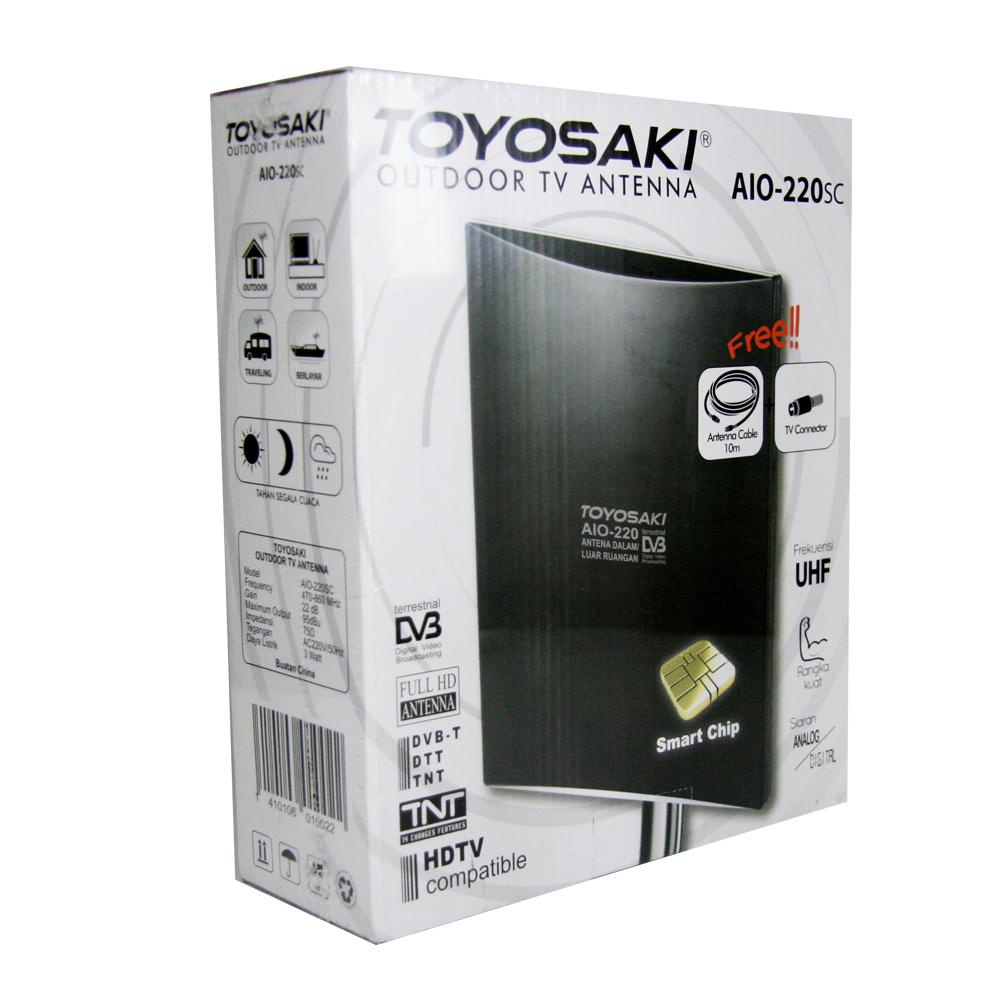Antena TV Luar / Dalam Analog Toyosaki AIO 220 - Antena toyosaki