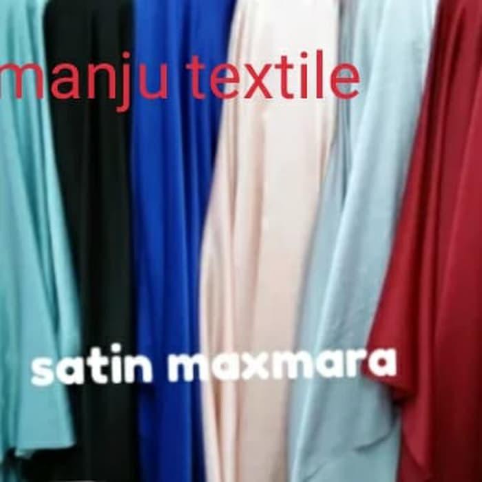 Terlaris Kain Satin Maxmara / Bahan Maxmara Silk/ Gaun, Dress,Gamis,Dll