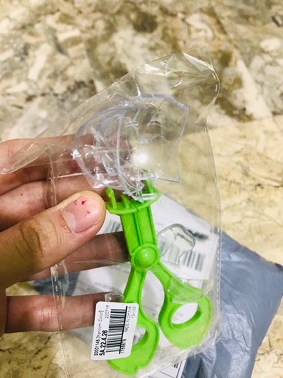 ❀al❀ Bug Insect Catcher Scissors Tongs Tweezers Scooper Clamp Kids Toy Cleaning Tool