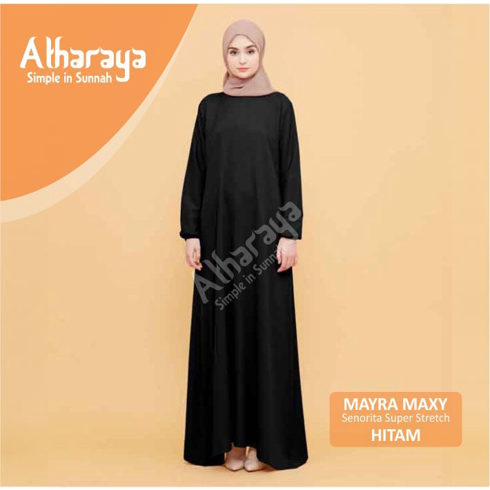 Gamis Remaja Terbaru Abaya Basic Dress MAYRA By Atharaya