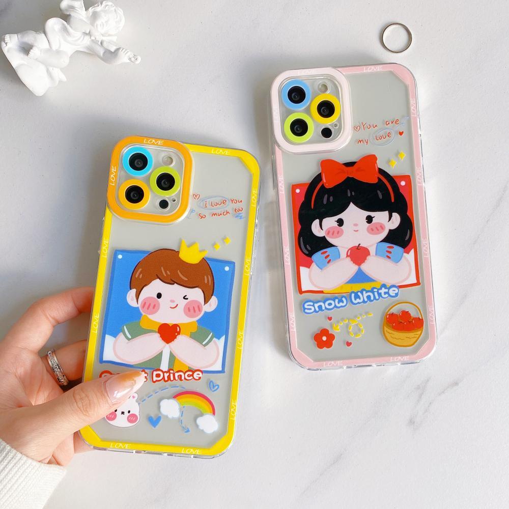 Casing Silikon Iphone 13 Pro Max 12 Pro Max 11 Pro Max Xr Xs Max 7 Plus Shockproof Motif Princess