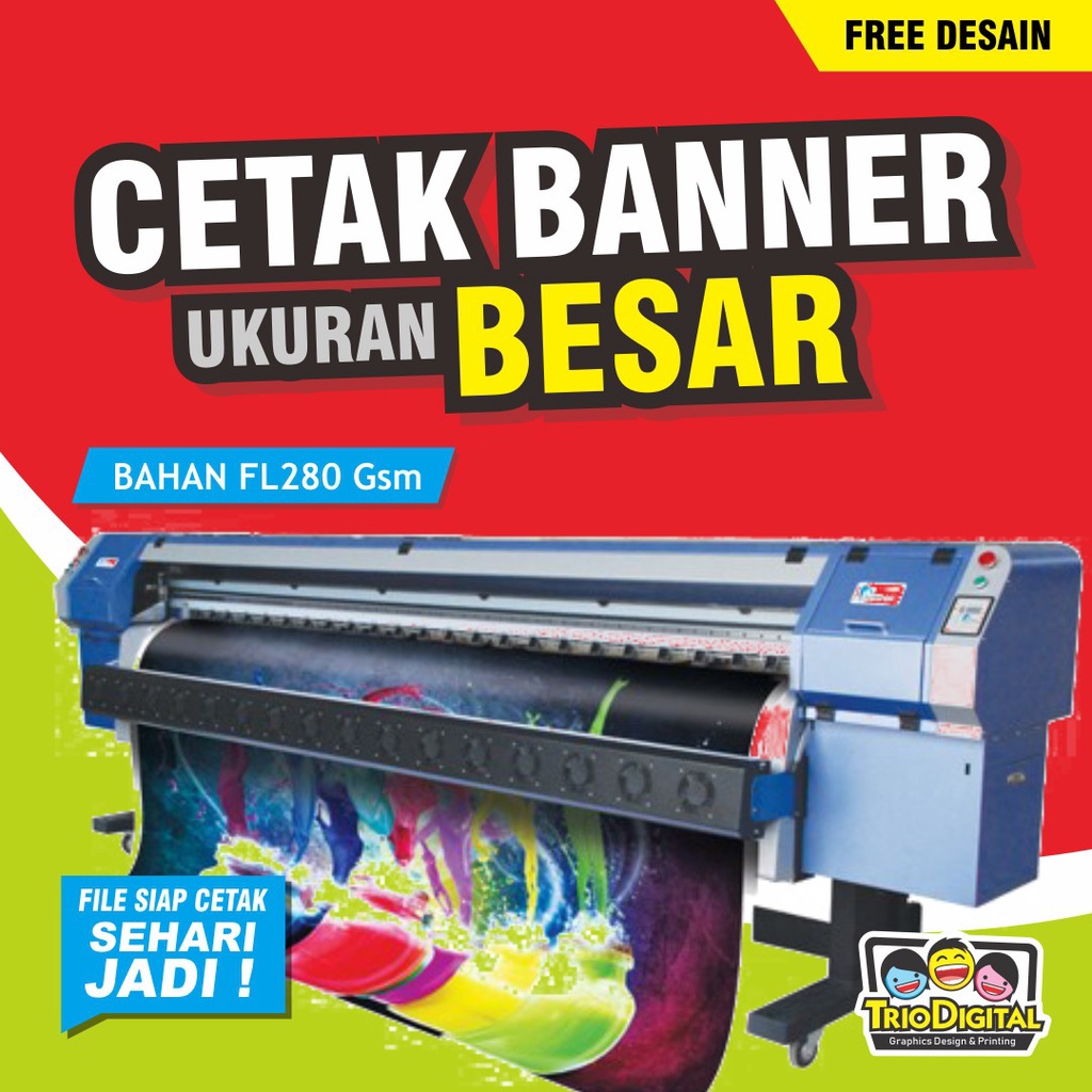 Jual CETAK BANNER Ukuran BESAR, Backdrop, Spanduk 280gr | Shopee Indonesia