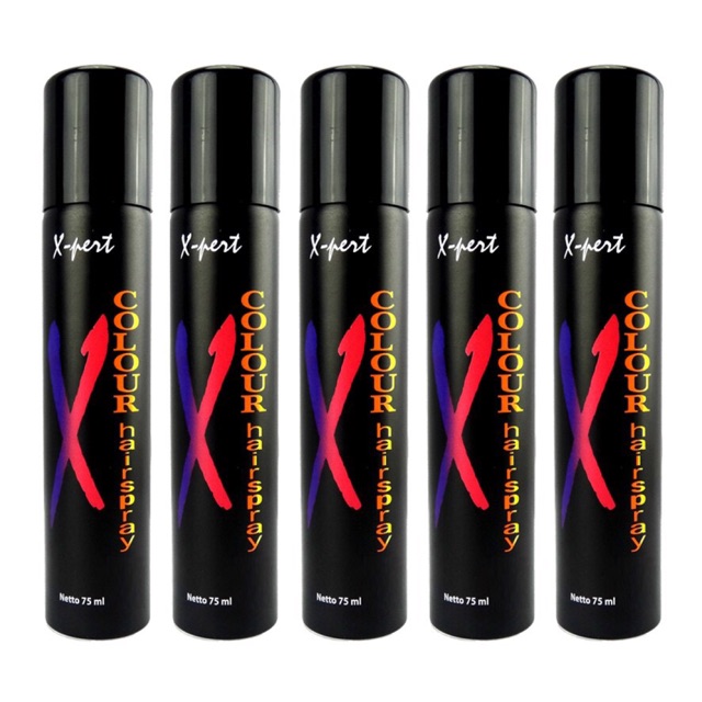 Xpert Pewarna Rambut Semprot X Pert Colour Spray Original Shopee Indonesia