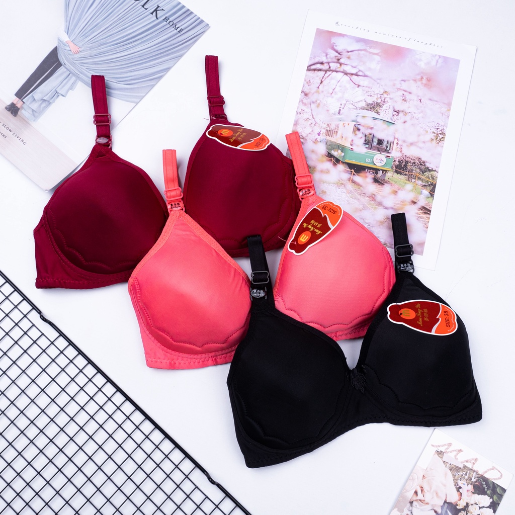 BH XIANG CAO BH BUSA TANPA KAWAT KANCING BRA DEWASA DAN YAYAN GOOD QUALITY SIZE BESAR-MANTINGYA