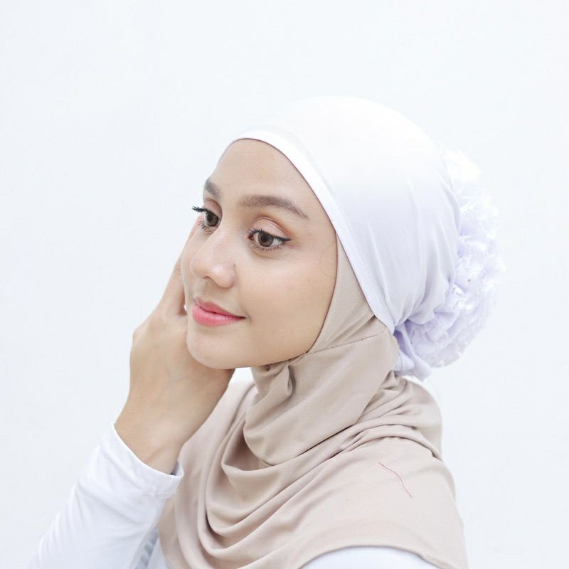 INNER CIPUT TURKI CEPOL KONDE HIJAB-Ciput turki putih