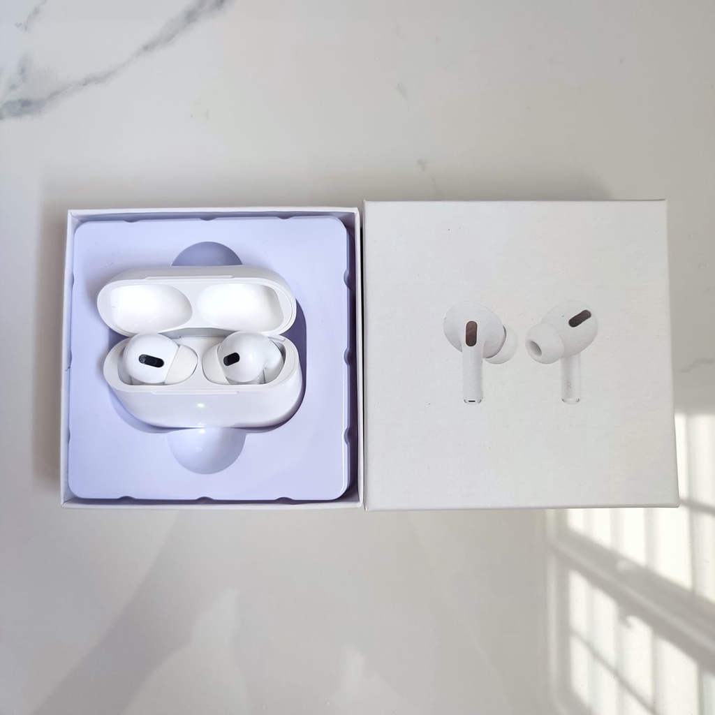 Earphone TWS Bluetooth Pods Pro [SPATIAL Audio + Pop Up Animation in Apple Device]