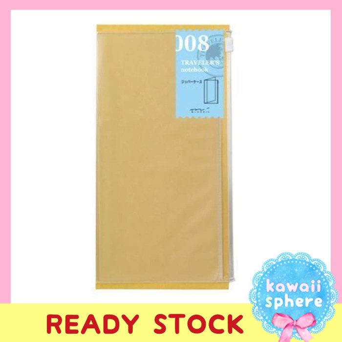 

Mantap Midori Travelers Notebook Zipper Refill Regular Size Ready Stock Diskon