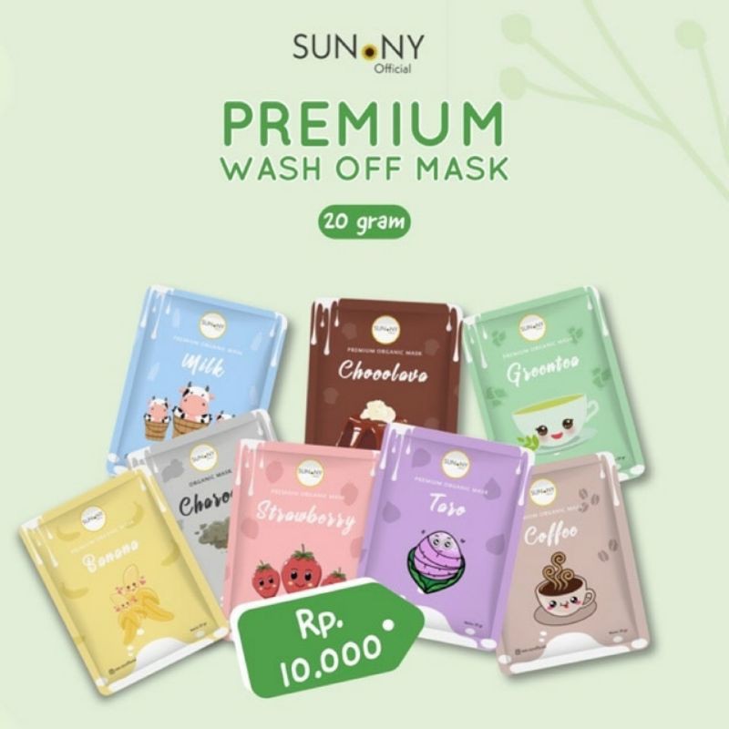 [Distributor] MASKER ORGANIK SUNNY OFFICIAL TERMURAH
