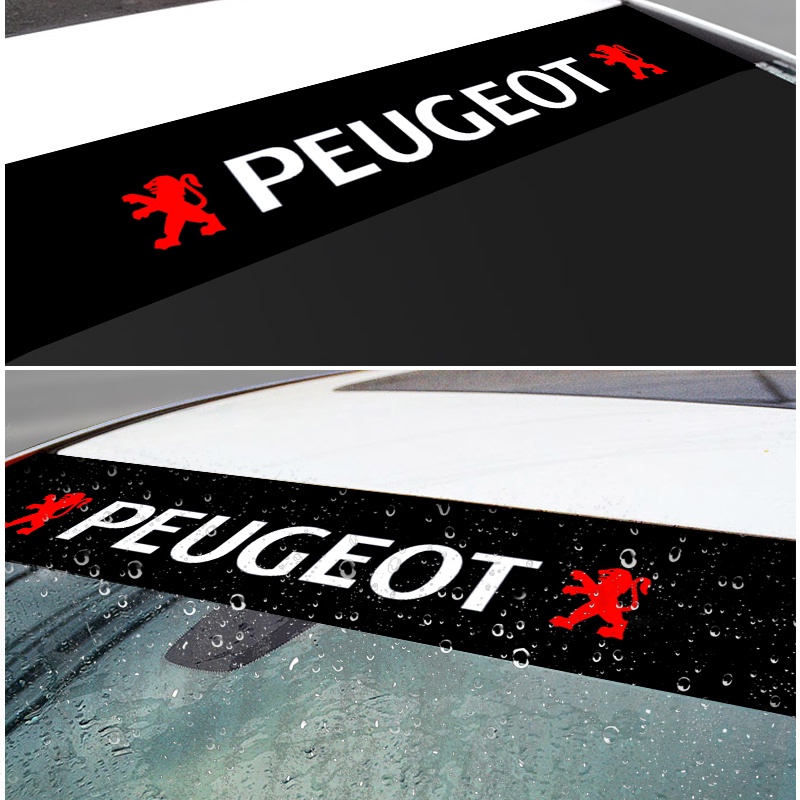 Stiker Kaca Depan Belakang Mobil Tahan Air Untuk Peugeot 206 207 307 208 308 408 2008 3008