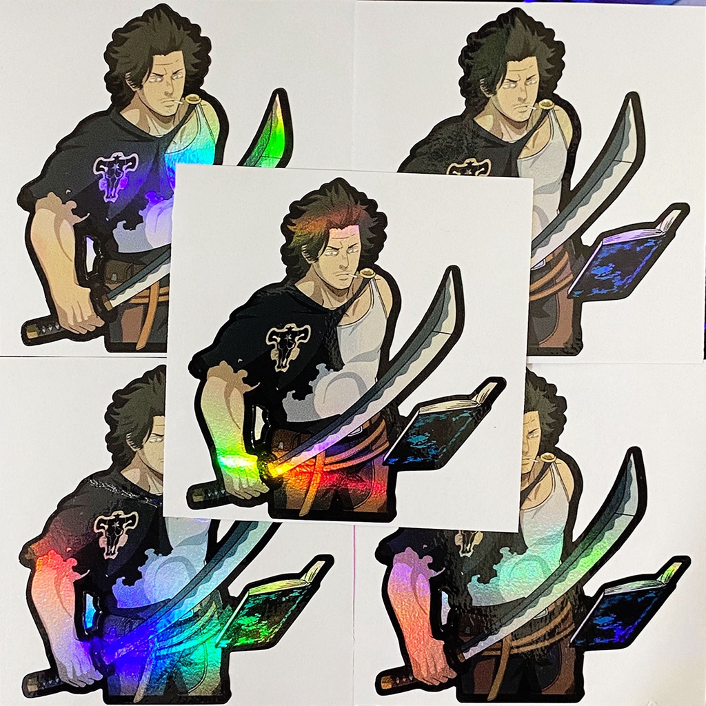 STICKER STIKER HOLOGRAM ANIME - YAMI BC - STIKER ANIME HOLOGRAM