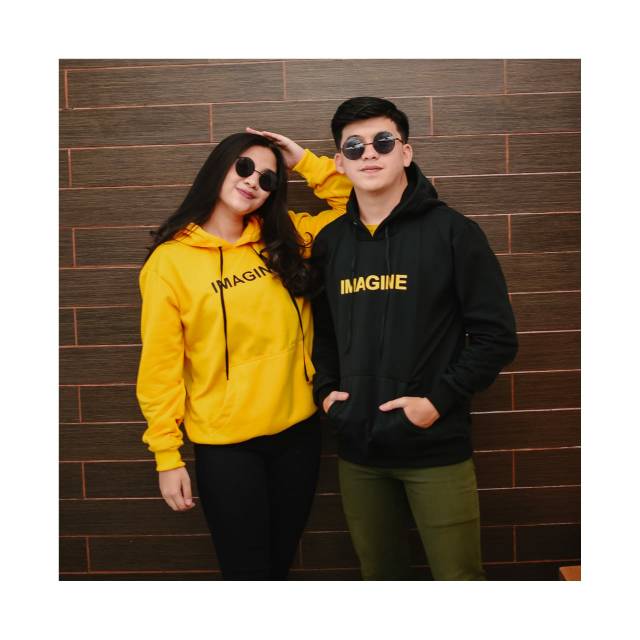 IMAGINE HOODIE UNISEX - ATASAN TEBAL KEKINIAN PREMIUM