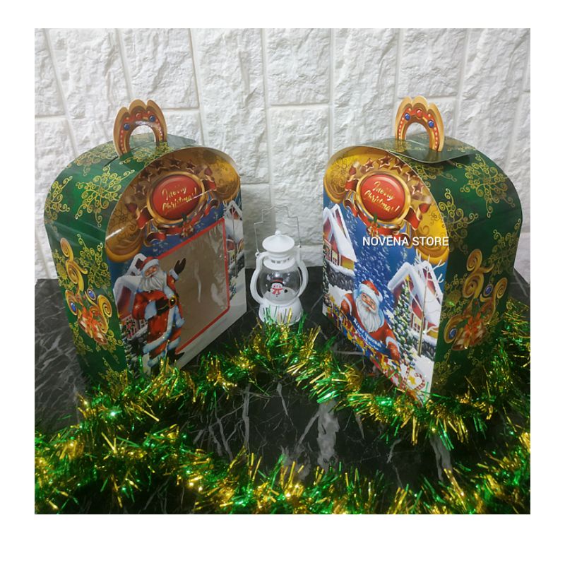 

GABLE BOX NATAL 2 JAR KOTAK DUS HAMPERS MERRY CHRISTMAS-X'MAS2210