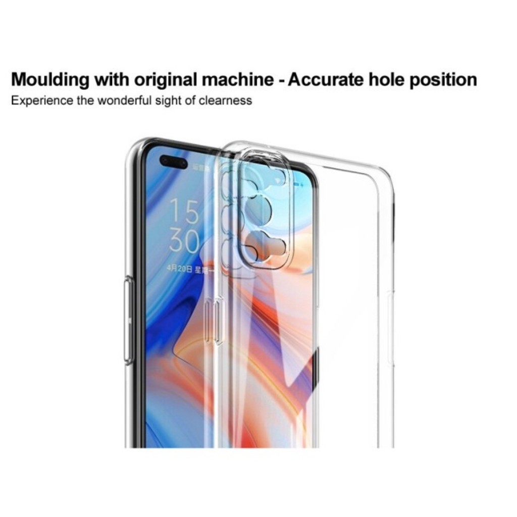 ultra Clear Case OPPO RENO 4 Case Cover Casing Bening Transparant