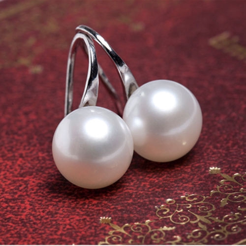 Anting Tusuk Model Mutiara Bulat Elegan Untuk Wanita/Pesta Pernikahan