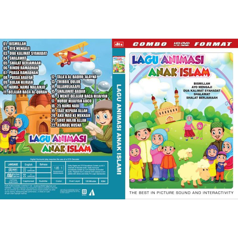 Kaset Lagu Animasi Anak Islam