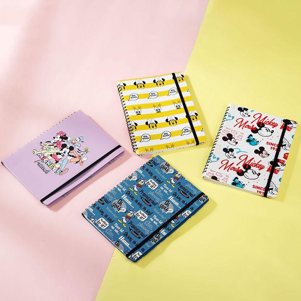 Lanfy Buku Agenda / Jurnal / Diary Motif Kartun Lucu Dengan Tali Karet Pengikat