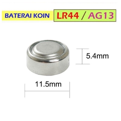 Baterai Battery Batre Batere LR44 SR44 AG13 jam tangan kancing button - Padasamah