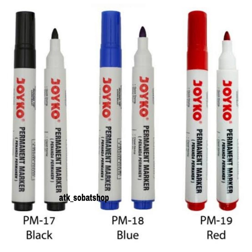 

Spidol Permanen Joyko PM-17 / PM-18 (/PCS)