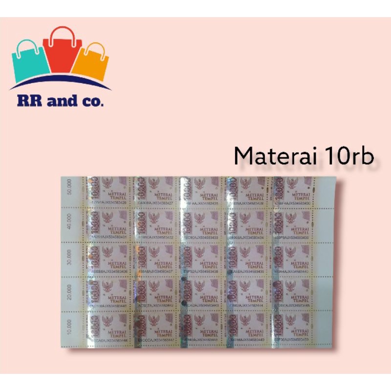 

MATERAI 10000