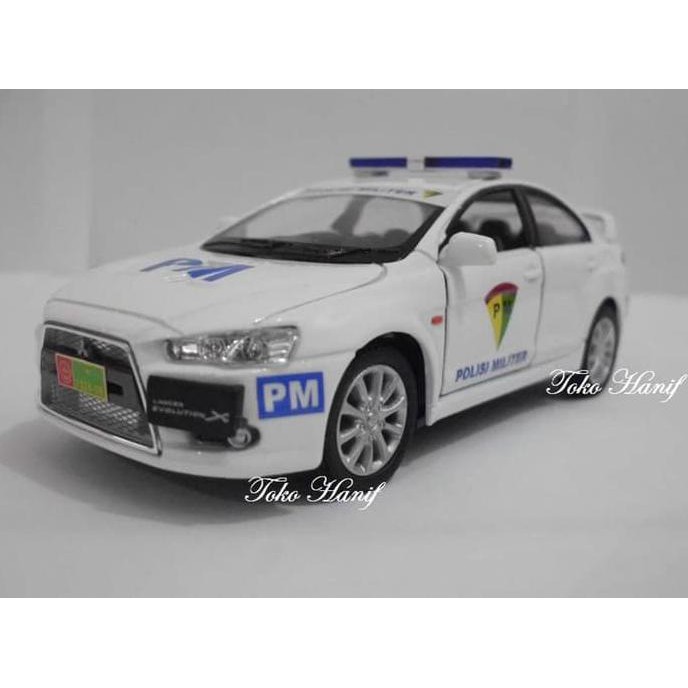 MAINAN Diecast Miniatur Replika Mobil Polisi Militer Indonesia MURAH