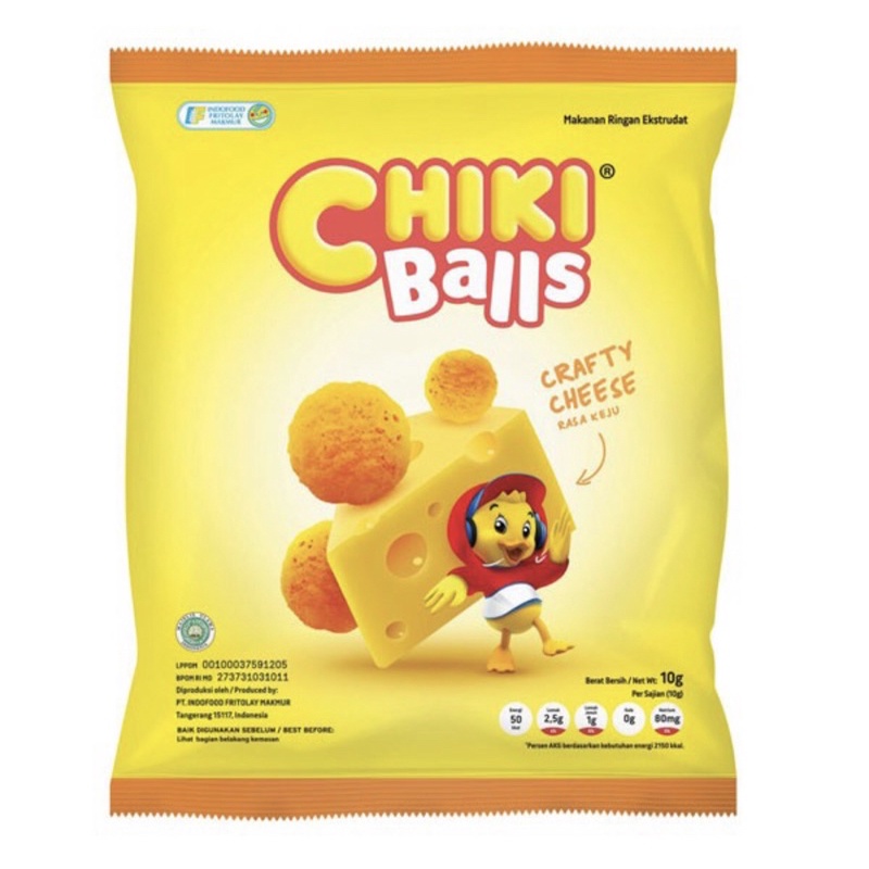 

Chiki Balls Keju 10gr