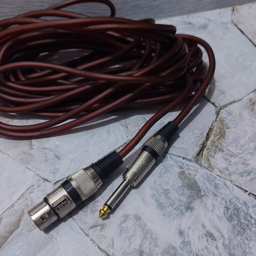 Kabel Mic Karaoke 10 Meter Kabel Mikropon 10M Fleco JJ MC002 ORIGINAL