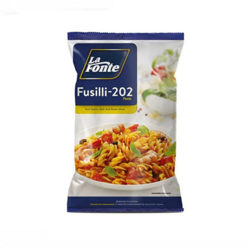 

LA FONTE FUSILLI 202 PASTA MAKARONI SPIRAL 450 GR