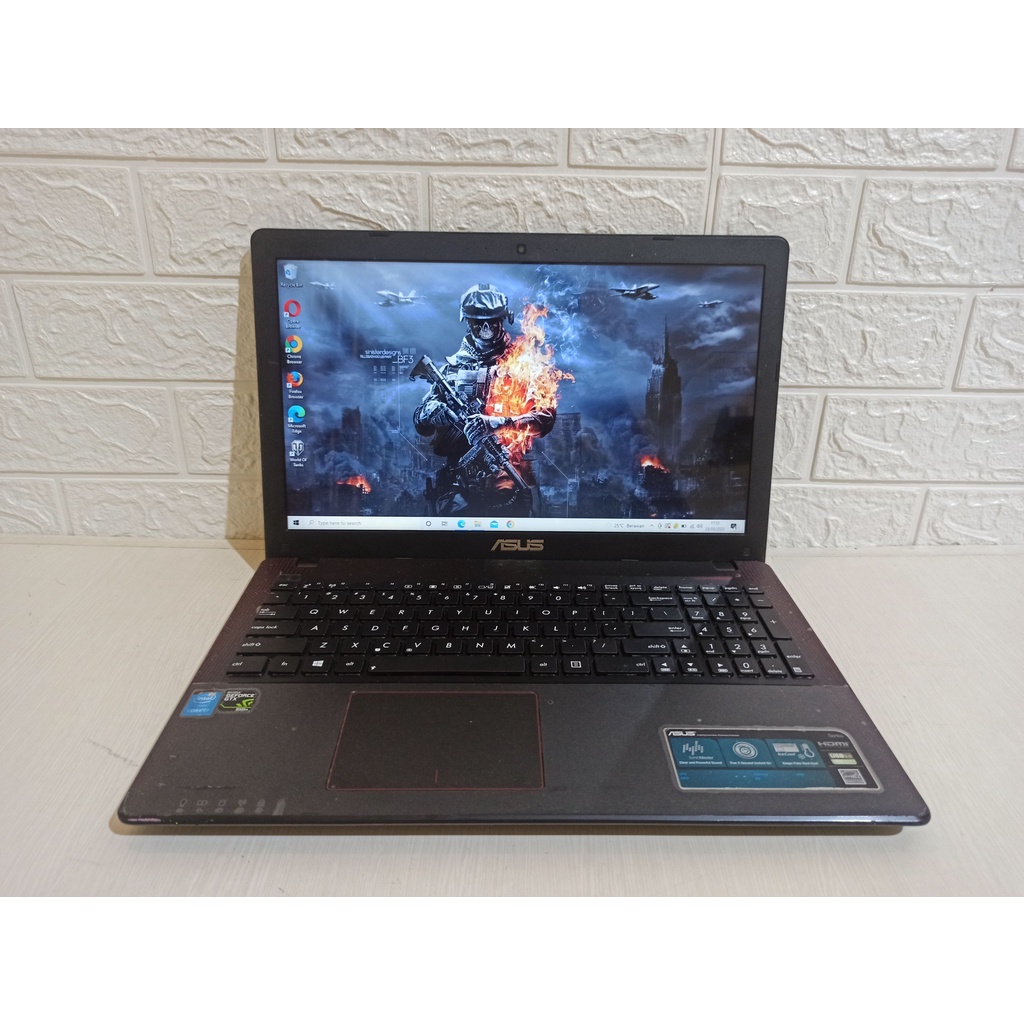 Asus Baby Rog X550JX Core i7-4720HQ SSD 256GB VGA Nvidia GTX950 Laptop Second Gaming Bekas Murah GTX