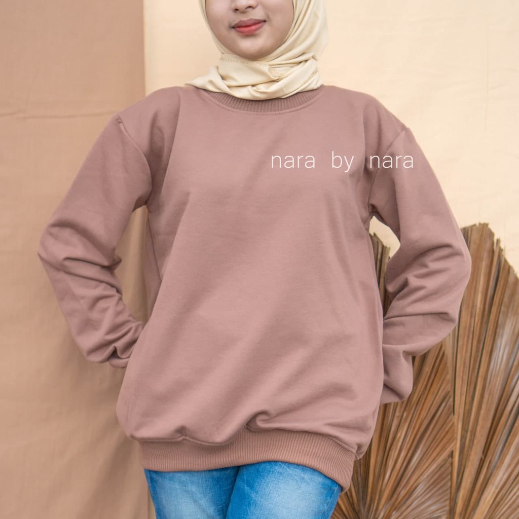 Nara Grosir - Basic Sweater l Sweater Polos l Sweater Pria dan Wanita