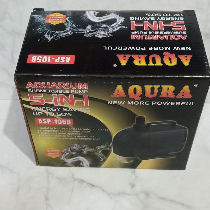 MURAH AQUARIUM POMPA CELUP WATER PUMP AQURA ASP 105 B