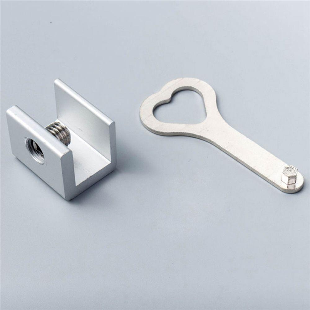 【 ELEGANT 】 Kunci Jendela Kusen Silver Anak Pengaman Stop Pintu Geser Kunci Pembatas Jendela