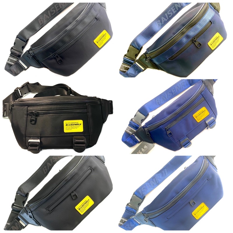 Waistbag Pria ORIGINAL impor waterproof tas pinggang selempang sling bag