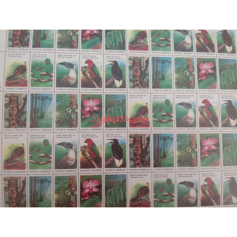 

Set Perangko fauna Rp150 tahun 1994