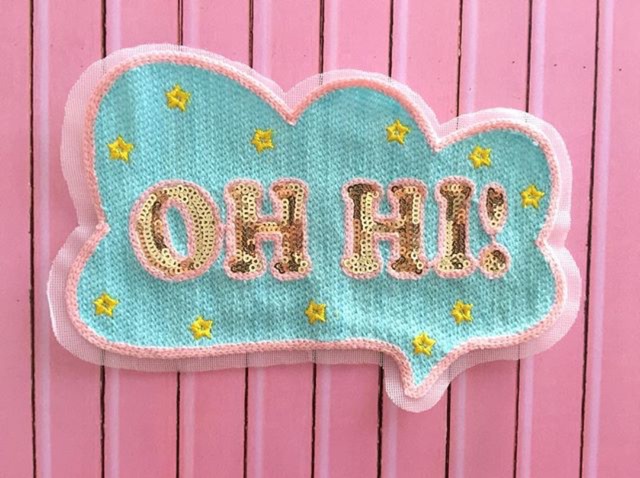 Patch lucu / aplikasi baju/ tempelan baju/ bordir tempel